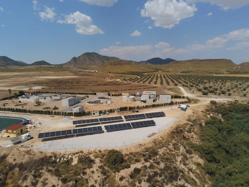 Bombeo solar EDAR La Paca (La Paca (Lorca)) : installation photovoltaïque réalisée par ALRO Solar, photo 3