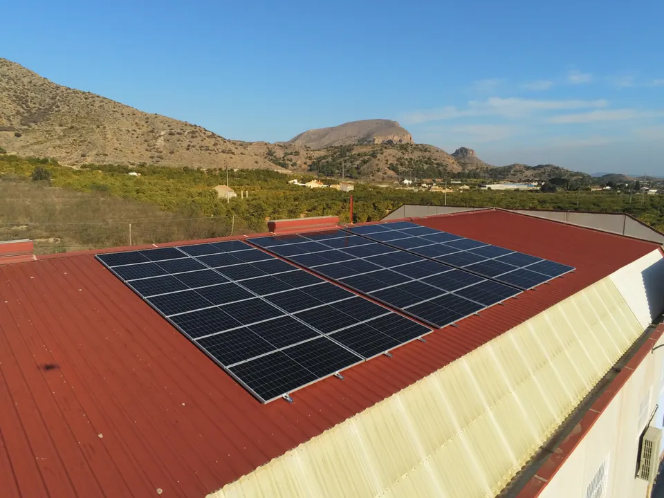 Hergasa (Murcia) : installation photovoltaïque réalisée par ALRO Solar, photo 3