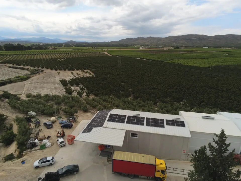 Marfruit Veracruz (Calasparra) : installation photovoltaïque de 25,3 kWc réalisée par ALRO Solar, photo 2