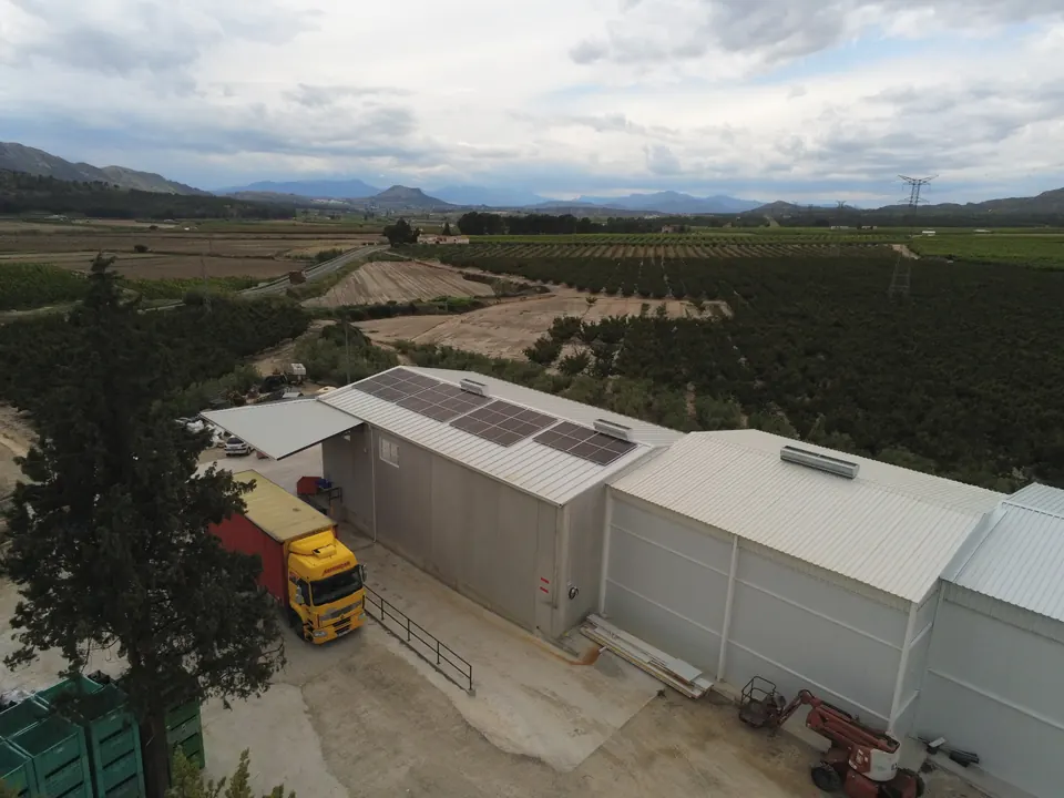 Marfruit Veracruz (Calasparra) : installation photovoltaïque de 25,3 kWc réalisée par ALRO Solar, photo 4