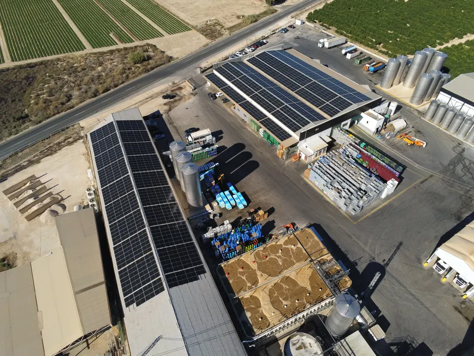 Quirante Fruits (Cox) : installation photovoltaïque de 341 kWc réalisée par ALRO Solar, photo 3